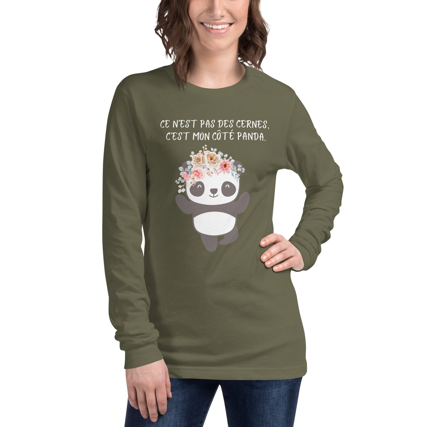T-shirt à Manches Longues - Panda