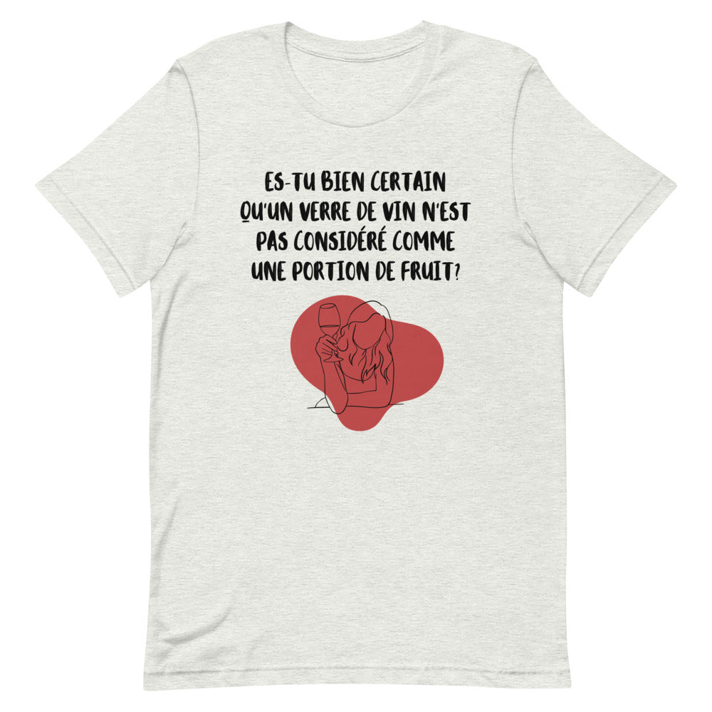 T-Shirt - Une portion de fruit (7589289525465)