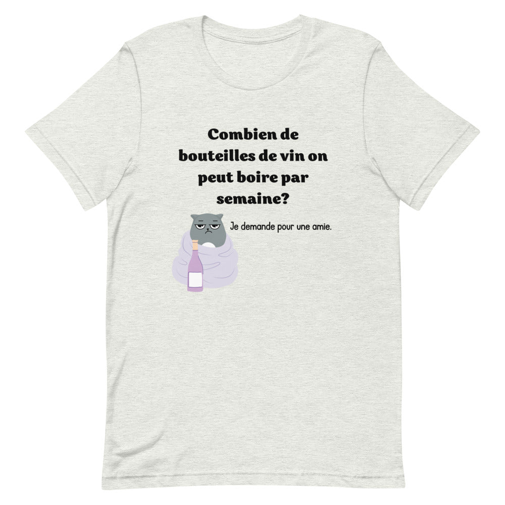 T-Shirt - BouteilleS de vin (7584929087705)