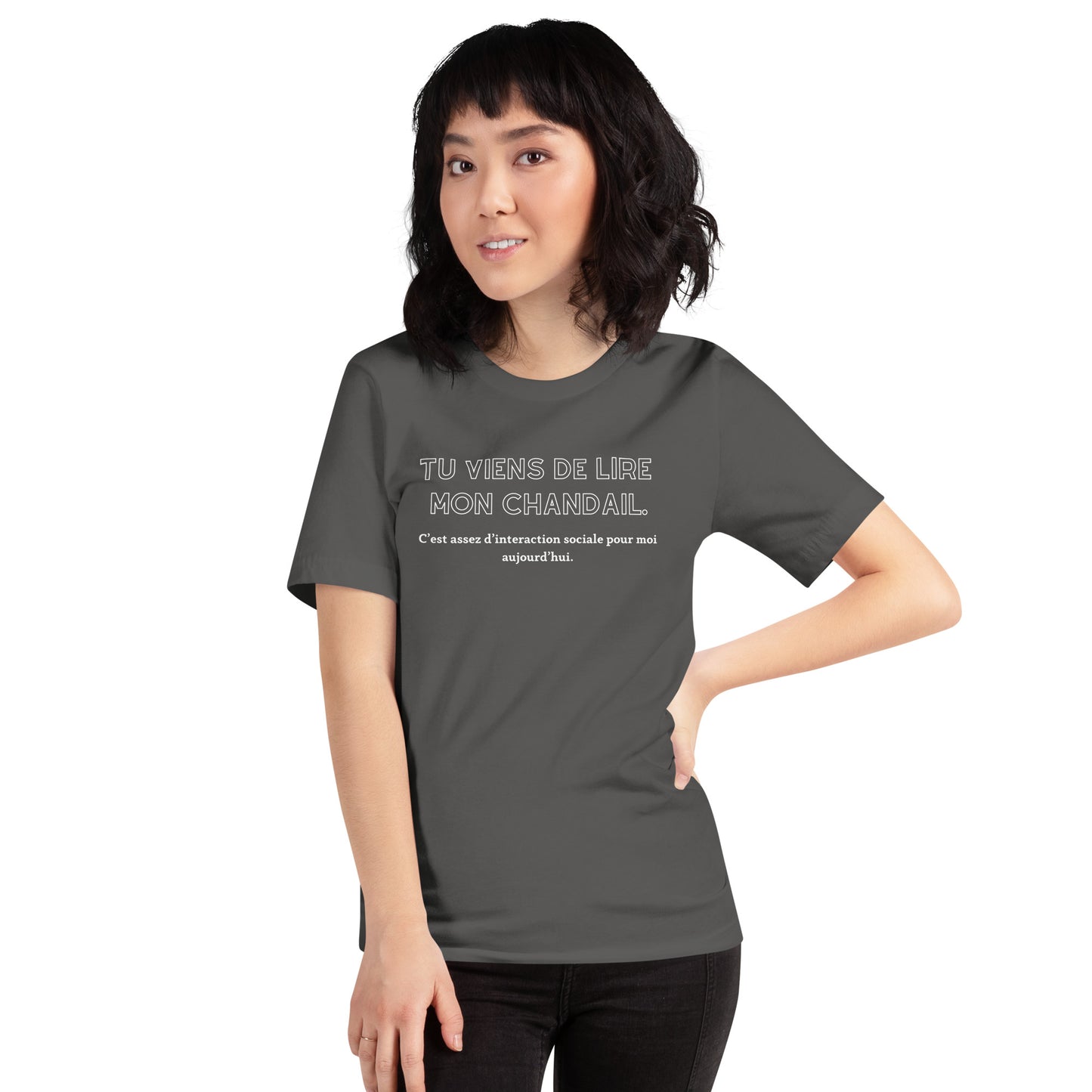 T-shirt- Tu viens de lire mon chandail