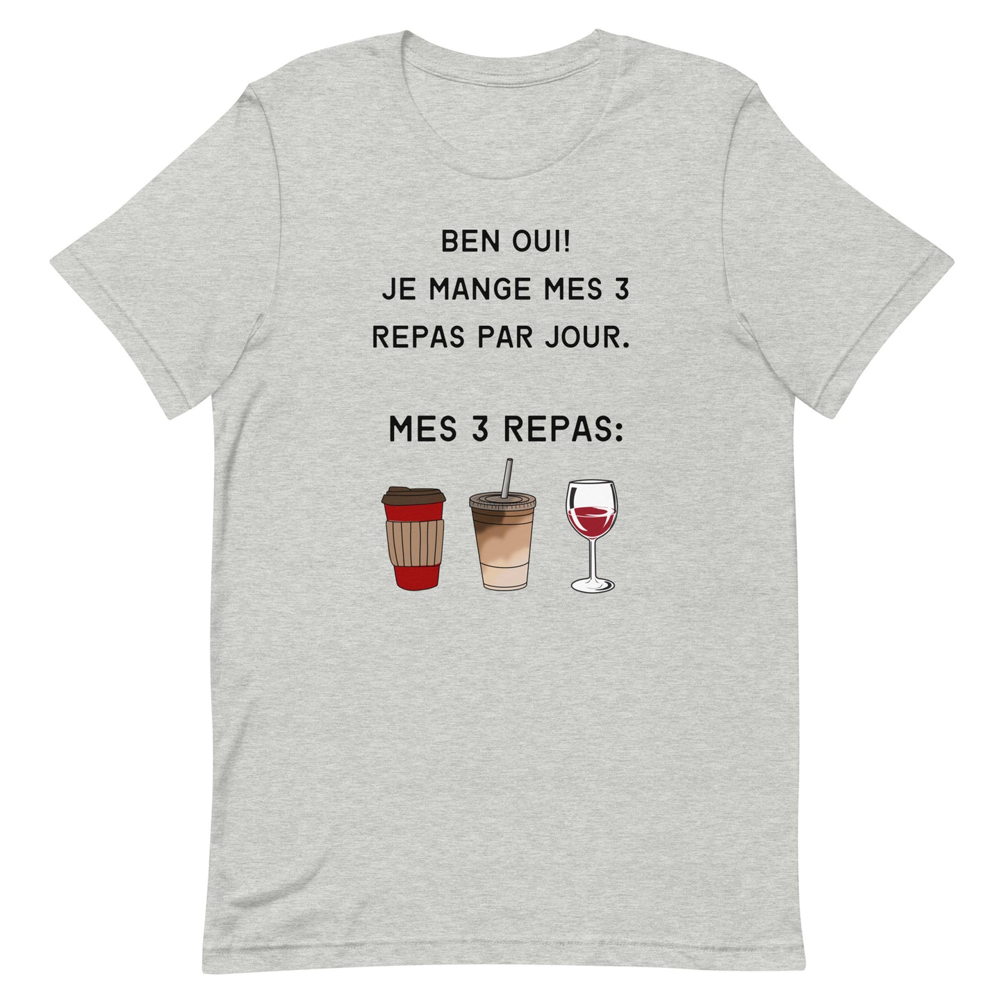 T-shirt - 3 repas