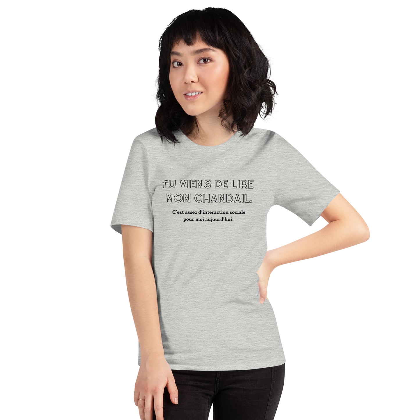 T-shirt- Tu viens de lire mon chandail