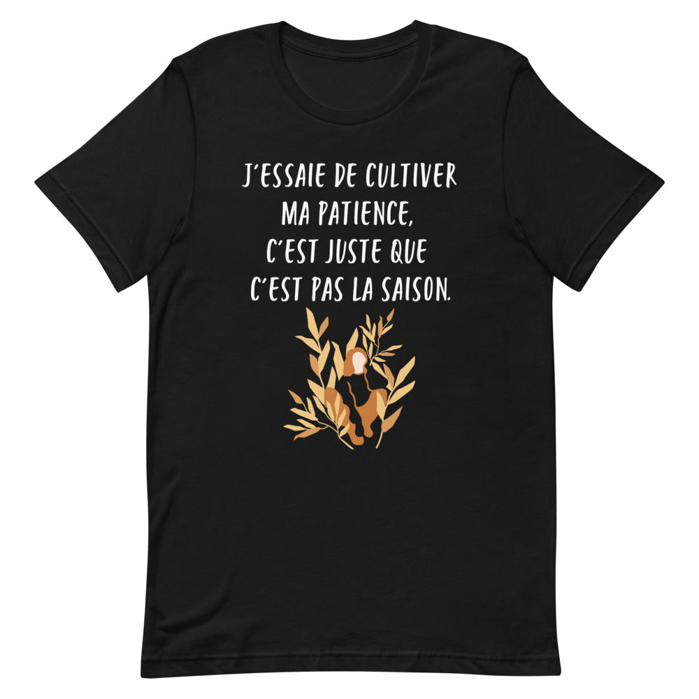 T-Shirt - Cultiver ma patience (7585120321753)