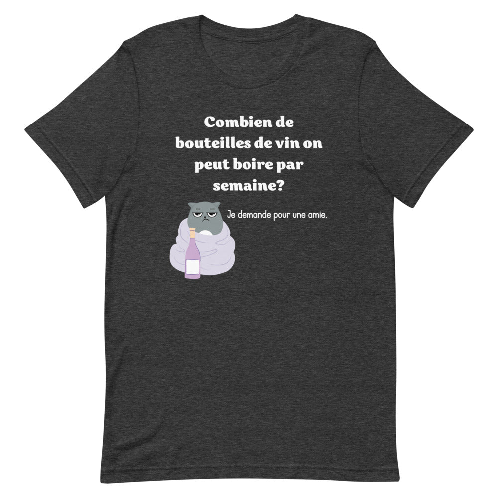 T-Shirt - BouteilleS de vin (7584929087705)