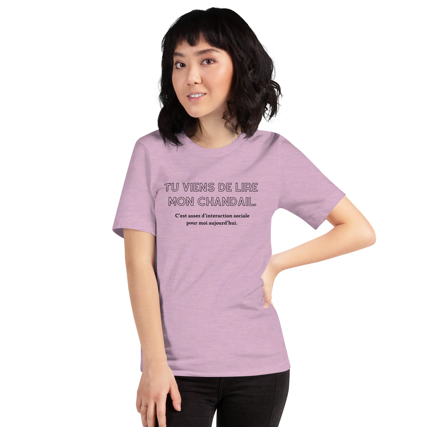 T-shirt- Tu viens de lire mon chandail