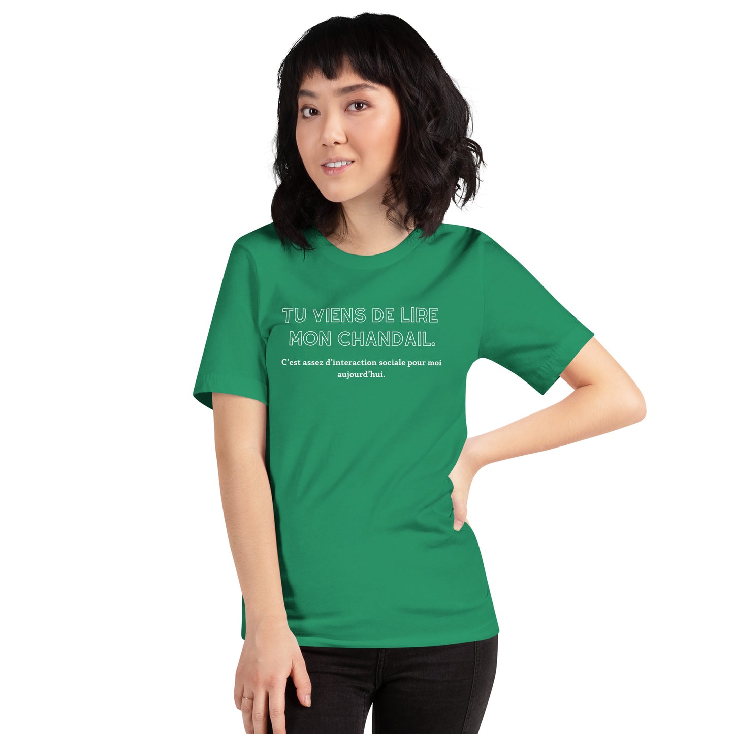 T-shirt- Tu viens de lire mon chandail