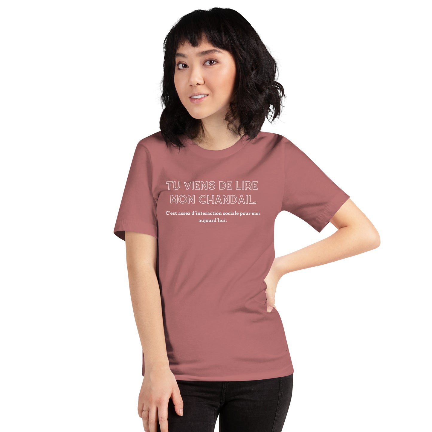 T-shirt- Tu viens de lire mon chandail