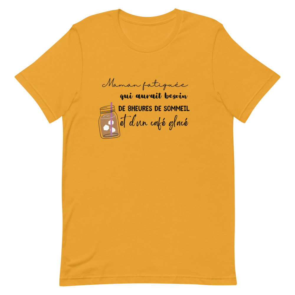 T-Shirt- Sommeil et café glacée (7615681659097)