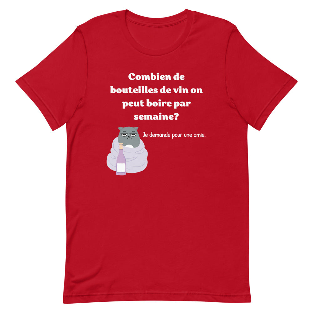 T-Shirt - BouteilleS de vin (7584929087705)