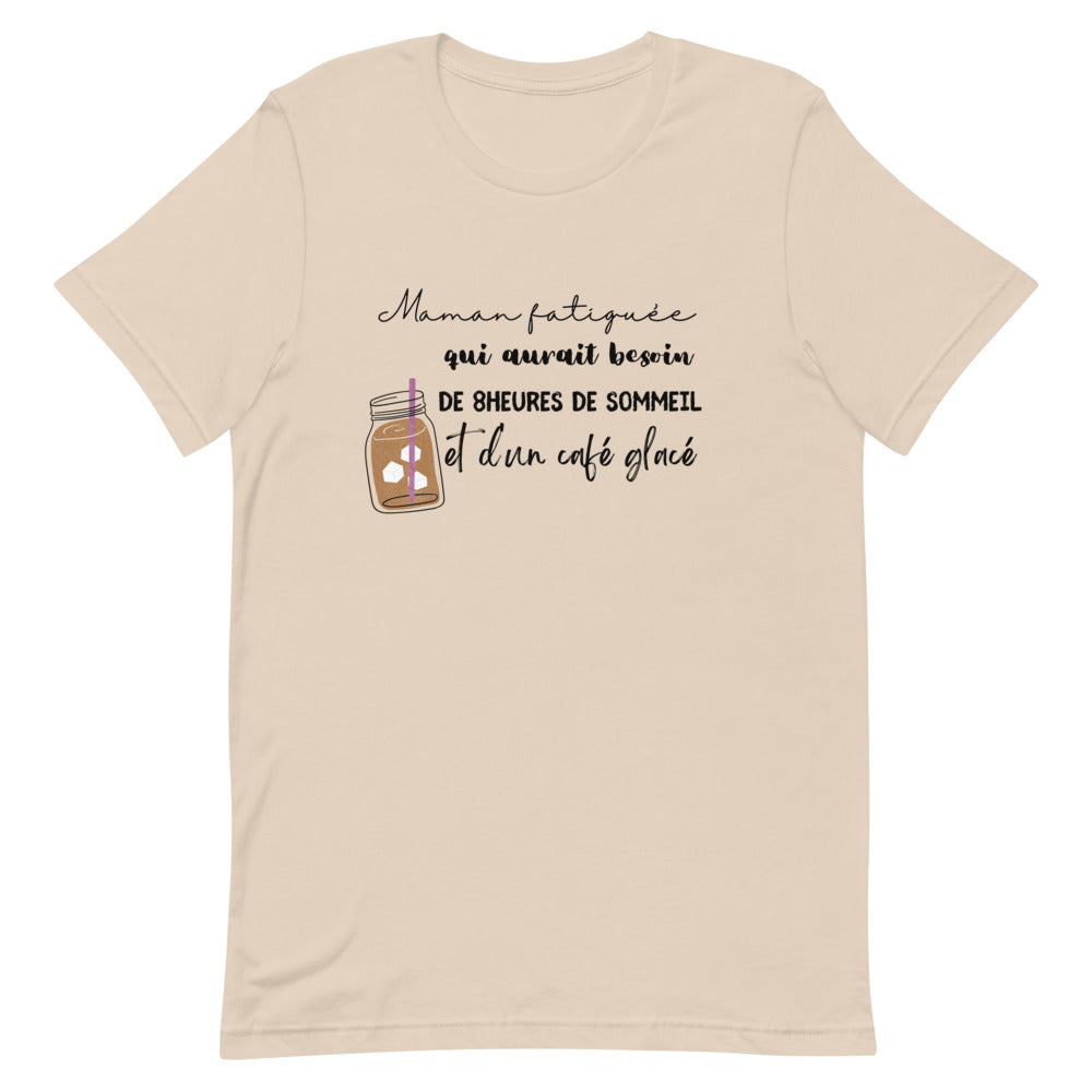 T-Shirt- Sommeil et café glacée (7615681659097)