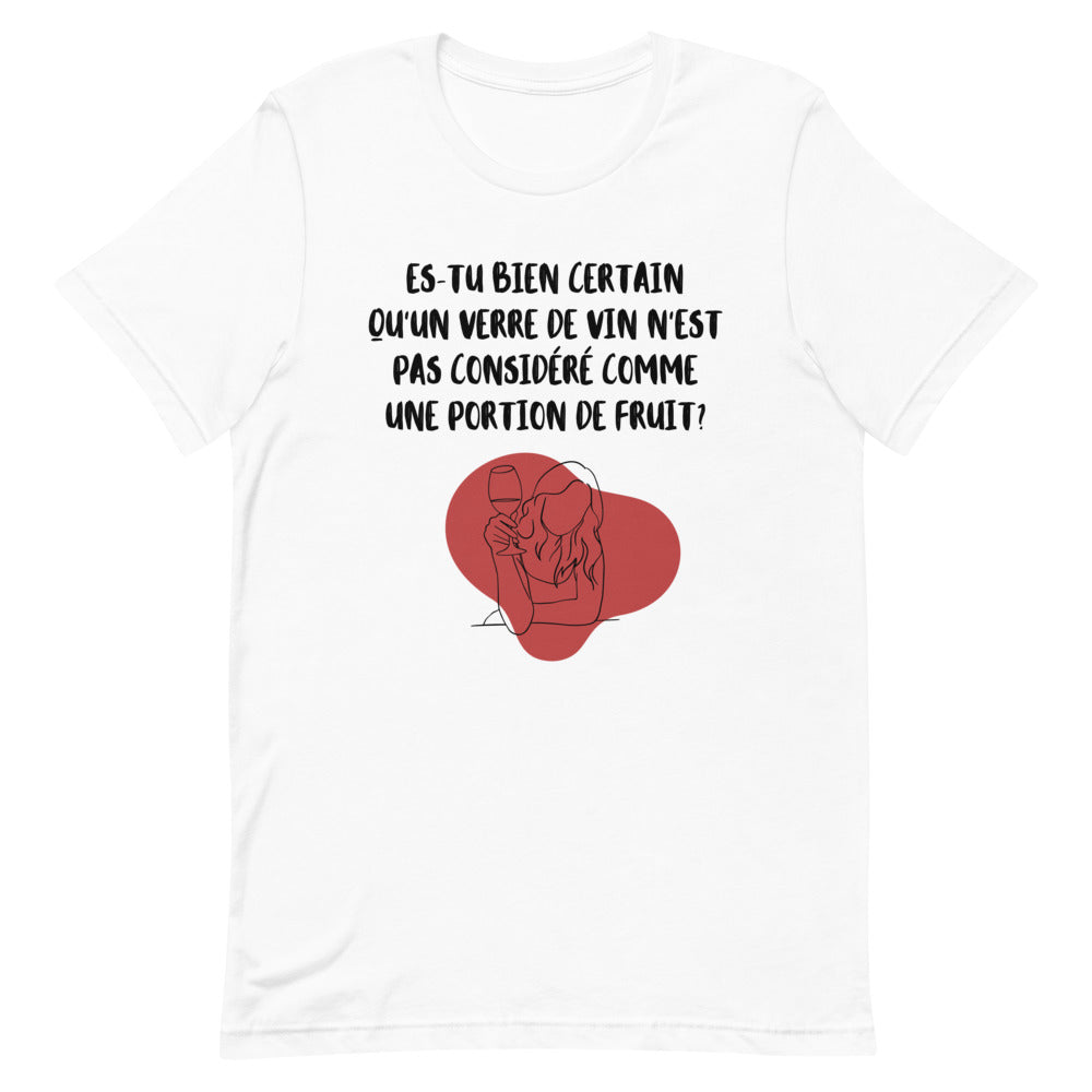 T-Shirt - Une portion de fruit (7589289525465)