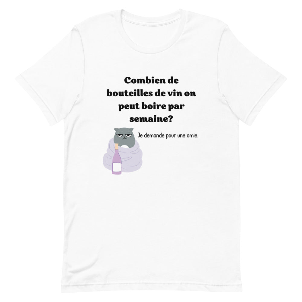 T-Shirt - BouteilleS de vin (7584929087705)