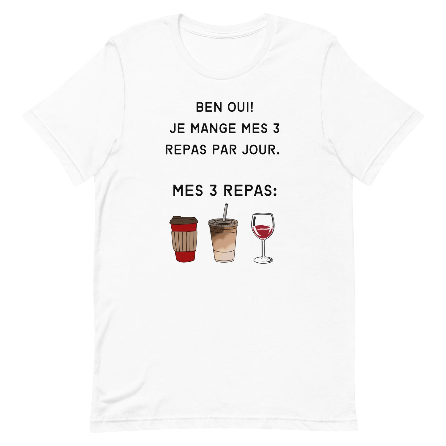 T-shirt - 3 repas