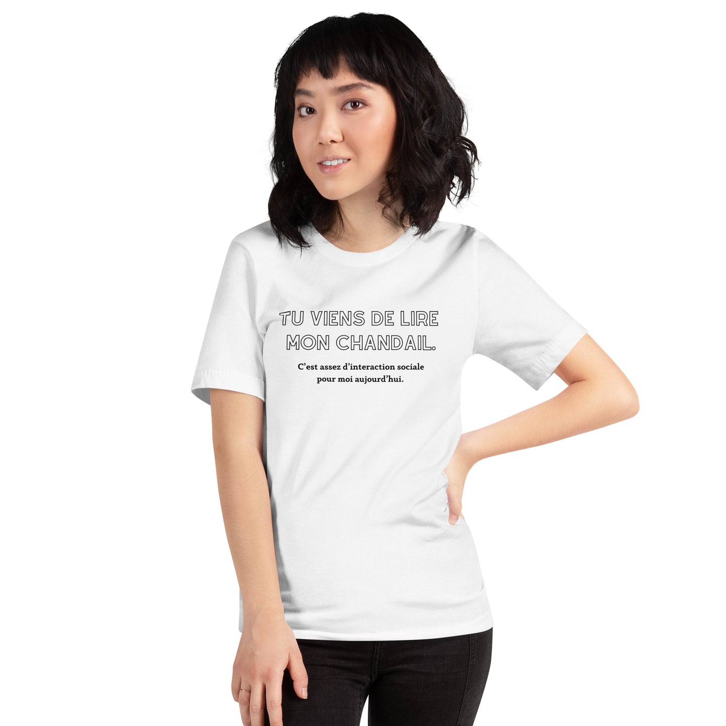 T-shirt- Tu viens de lire mon chandail